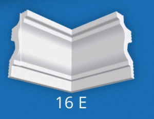 Угловой элемент  16Е (к плинтусу 07016Е)/ 12