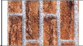  Пленка самокл.45см/8м Кирпичи коричневые N-5217/12/BellFIX 
