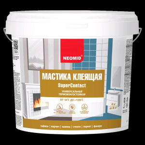 Мастика клеящая термост.универс. 4кг Supercontact /Неомид/4