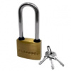 Замок навесной 40 BC-BL5-40мм L длин.дуж. (блистер) Латунный корпус Trodos**
