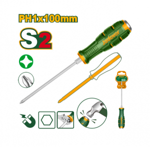 Отвертка крестовая PH1 100мм ударная S2 JADEVER JDQJ2214