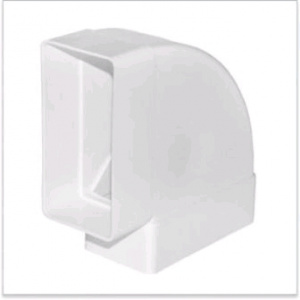 Колено для прямоугольных воздуховодов 90* горизон. 60*204мм (24шт)