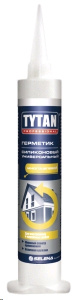 ъГерметик силиконовый Универсальный Белый TYTAN Professional 80мл (тюбик) (10шт)
