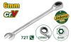 Ключ комбинированный трещоточный  6мм JADEVER JDSA5106/120