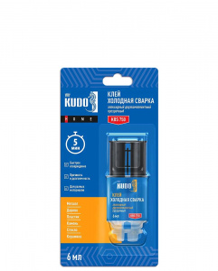 Клей  ЭПОКСИДНЫЙ двухкомпонентный прозрачный  6мл /KUDO /12