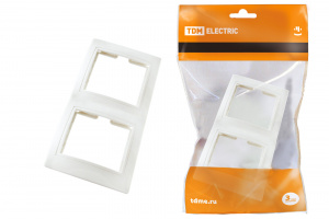 Рамка 2-ая вертикальная белая/Таймыр/TDM