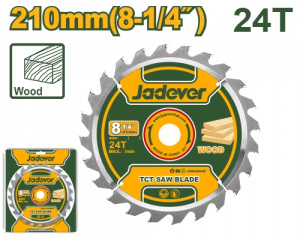Диск пильный по дереву 210*30мм 24 зуба JADEVER JDTC1K14