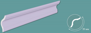 ПЛИНТУС Р02-Фиолетовый (35х35мм) 1,0м/Флекс/250