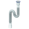 Сифон гофрированный 1 1/2"*40/50 1200мм (D230) ЮНИКОРН (70шт)