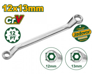 Ключ накидной изогнутый 12*13мм 186мм JADEVER JDSA3104/240