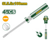 Отвертка шлицевая SL5.5 100мм двухцветная прозрачная ручка JADEVER JDSD5954/240
