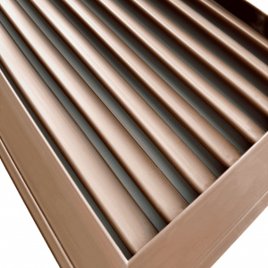 Решетка радиаторная ПВХ  600*600мм вишня (5шт)