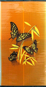 Нагреватель "Бархатный сезон" 59*120, арт.0004 Бабочки желтые на оранжевом