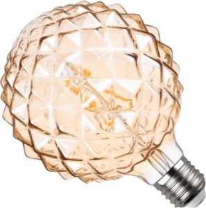 Лампа VINTAGE GOLD FILAMENT колба "Кристалл" шар G125 5 Вт, E27, 2200K, DECO Premium, REV