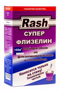 Клей обойный флизелин 220г (50 м2) Супер Rash/18