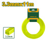 Леска для триммера Квадратная 3,3мм, 11м JADEVER JDNG2153/120