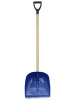 яъЛопата для снега пластм. 400*380см №3 с алюм.планка+ алюминиев черенок V-ручка д35 мм/Павлово/10шт