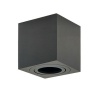 Светильник накладной потолочный CAST 86 BLACK, алюминиевое литье, круглый, GU10, черный, ø80x84мм