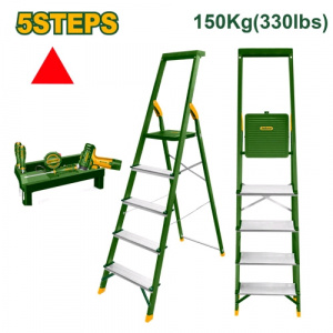 Стремянка  5-х ступ. оцинкованная, ступени-алюминий JADEVER JDLD1H05