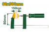 Струбцина тип F  80*300мм,макс.сжатие150кг JADEVER JDCP2181/30