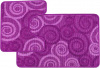  Набор ковриков д/ванной BOMBINI CROOSLOOP Крослуп 50*80/50*40см (2шт)) LLP SPIRAL Lilac-Violet 1/25