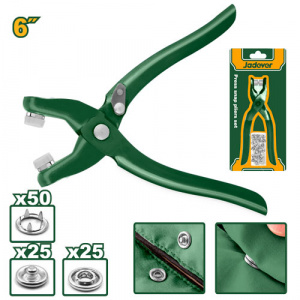 Щипцы для установки кнопок 150мм (кнопки 100шт) JADEVER JDLH4601/72