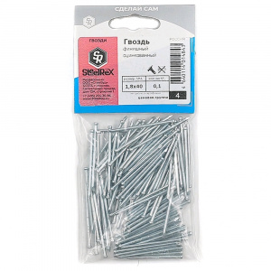 Гвоздь ФИНИШНЫЙ ЦИНК 1,8 х 40 /100гр.SteelRex