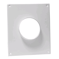 Площадка торцевая пластиковая 180*250мм фланец D125мм (22шт)