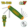 Набор шестигр.ключей  8шт Т9-40 Torx JADEVER JDHK3281