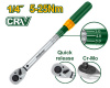 Ключ динамометрический 1/4",238мм, 5-25Нм JADEVER JDWQ1D14