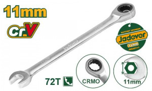 Ключ комбинированный трещоточный 11мм JADEVER JDSA5111/120