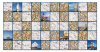 Панель стеновая ПВХ Мозаика Море 0,3мм (0,480*0,955мм) (10шт)