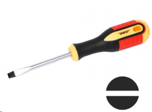 ОТВЕРТКА шлицевая SL6.5 125мм трехкомпонентная Энкор/12