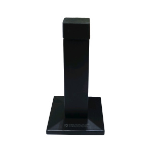 Ограничитель дверной Trodos "D75" L75, черный матовый (хедер)