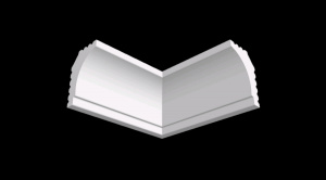 Угловой элемент  12Е (к плинтусу 03012Е)/4/28