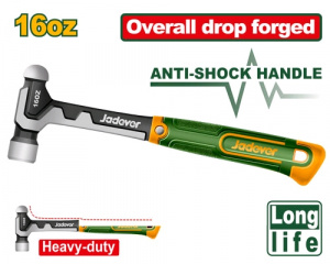 Молоток 16 унций с кованной головкой JADEVER JDHM8356