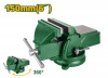Тиски слесарные поворотные чугунные 12кг 150мм JADEVER JDBV1A06