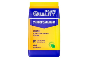 Клей обойный универсал 200г (6-8 рулонов) "Quality" /30