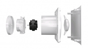 Вентилятор осевой вытяжной D125мм QUADRO 5 (12шт)*