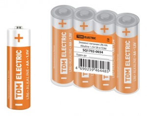 Батарейка LR06  AA (пальч) Alkaline 1,5V SR-4 TDM