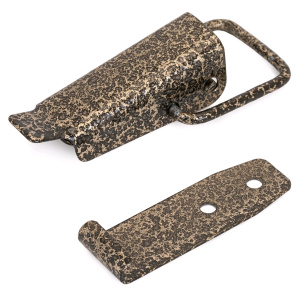 Замок накидной L-132 (бронза антик)/50шт/Россия