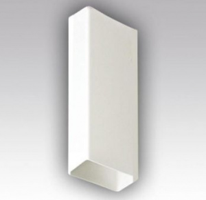 Воздуховод прямоугольный ПВХ  60*120мм  L=2м   (27шт)