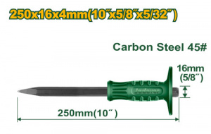 Зубило пикообразное 300*4*16мм с протектором  JADEVER JDCC1303
