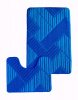  Набор ковриков д/ванной BOMBINI CROOSLOOP Крослуп 50*80/50*40см (2шт)) LLP202254 Blue  1/25