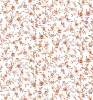  Клеенка столовая на н/о ДЕКОРАМА 1,40*20м Бежевые цветы на белом/Турция/214A