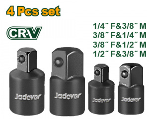 Набор переходников ударных для трещоток 4шт JADEVER JDMS6404/100