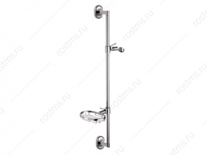 Стойка для душа РМС SUS124-RACK-1 нерж. сталь (держатель для душа, крепления) /1 шт 