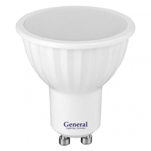 Лампа светодиод.10W GU10 GLDEN-MR16-10-230-6500