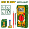 Мультиметр цифровой 0,2- 600В,20МОм,2шт R03(AAA),LCD JADEVER JDDM2506/40