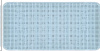 Коврик противоскользящий ПВХ для ванной 71х35  "7135" голубой Delphinium